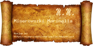 Miserovszki Marinella névjegykártya